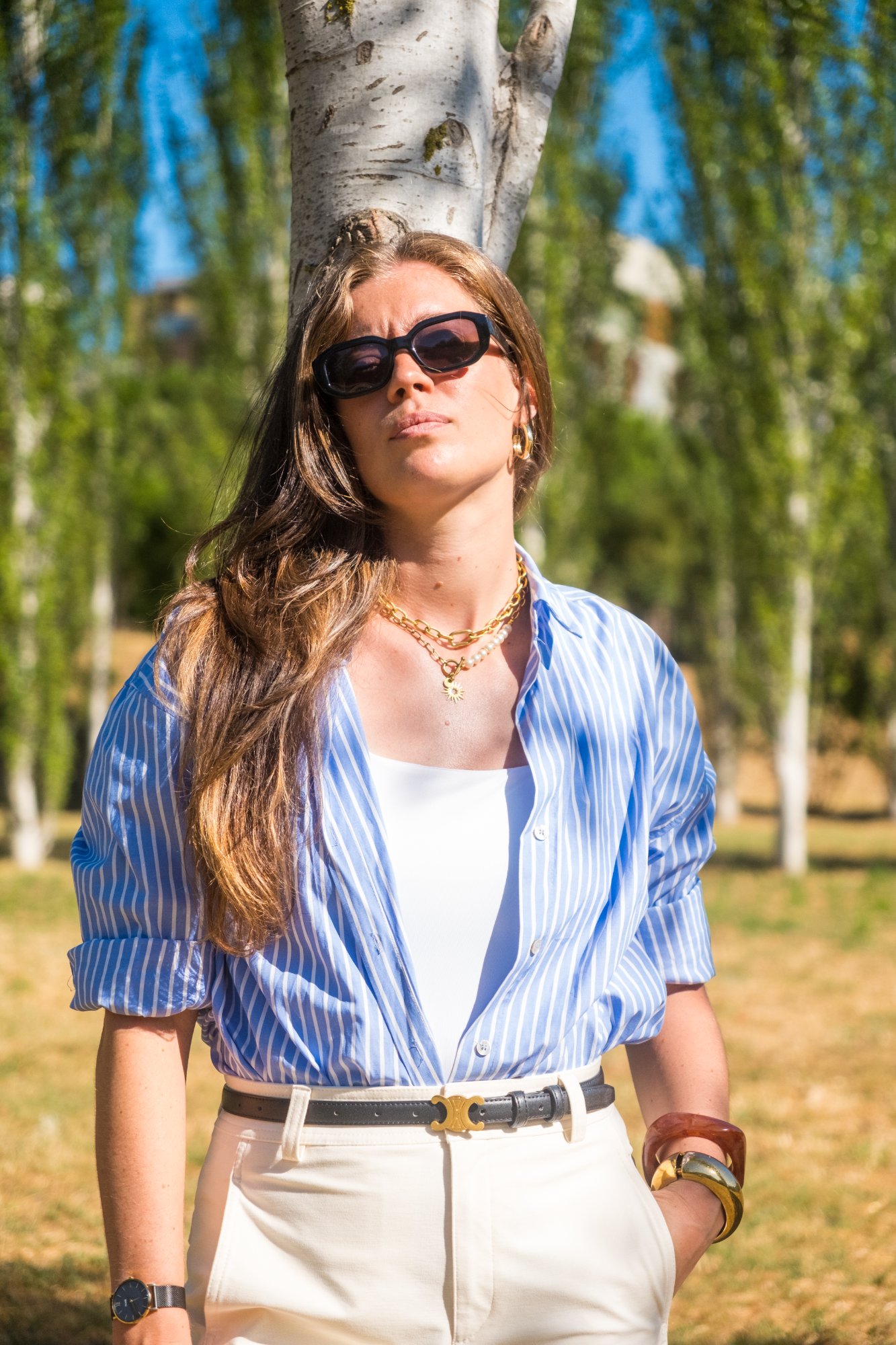 Johanne gros plan feuillage