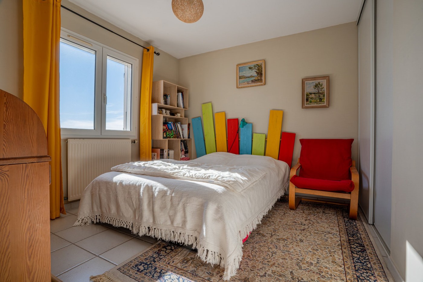 Chambre colorée