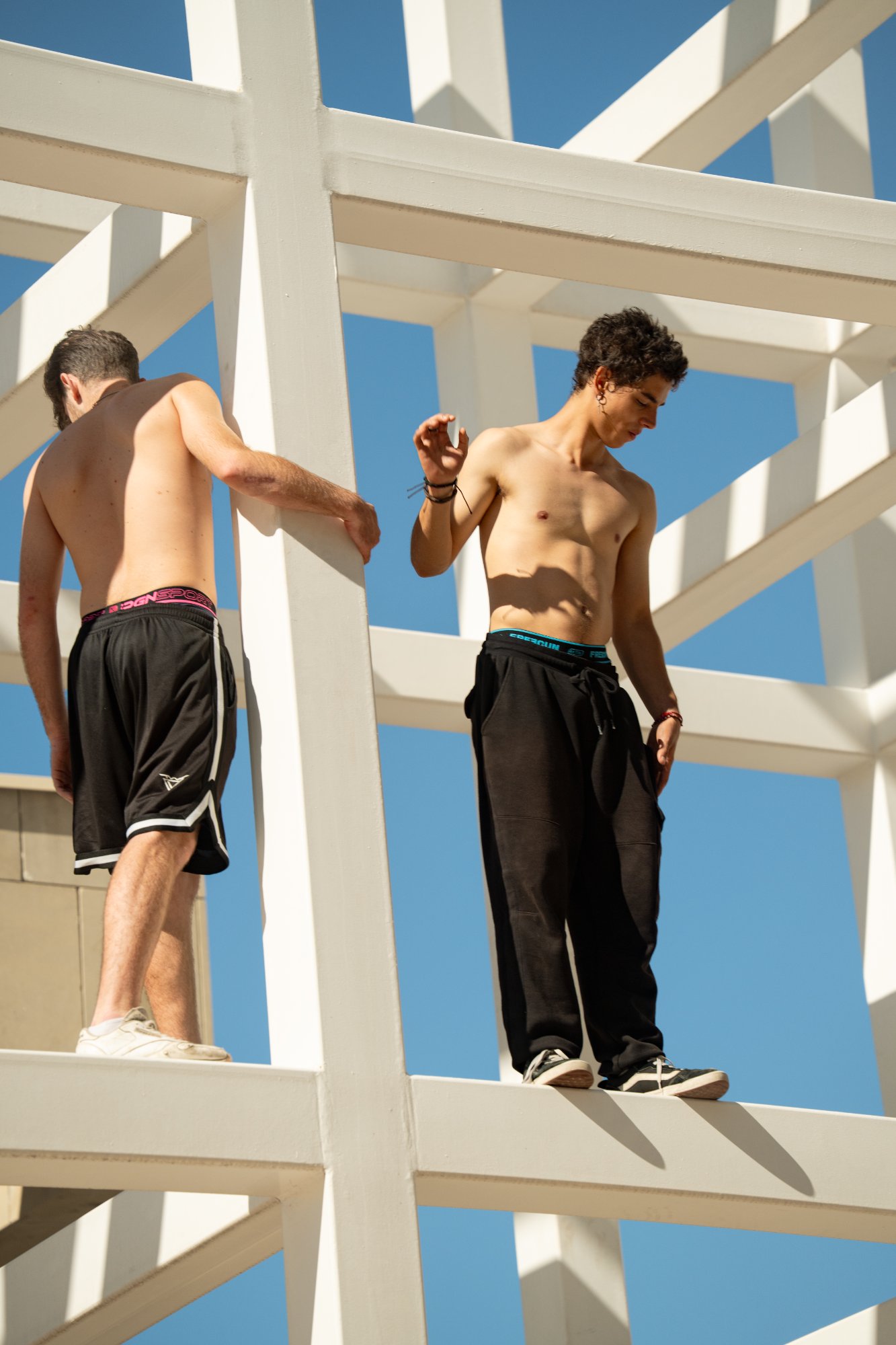 Parkour traceurs structure architecture