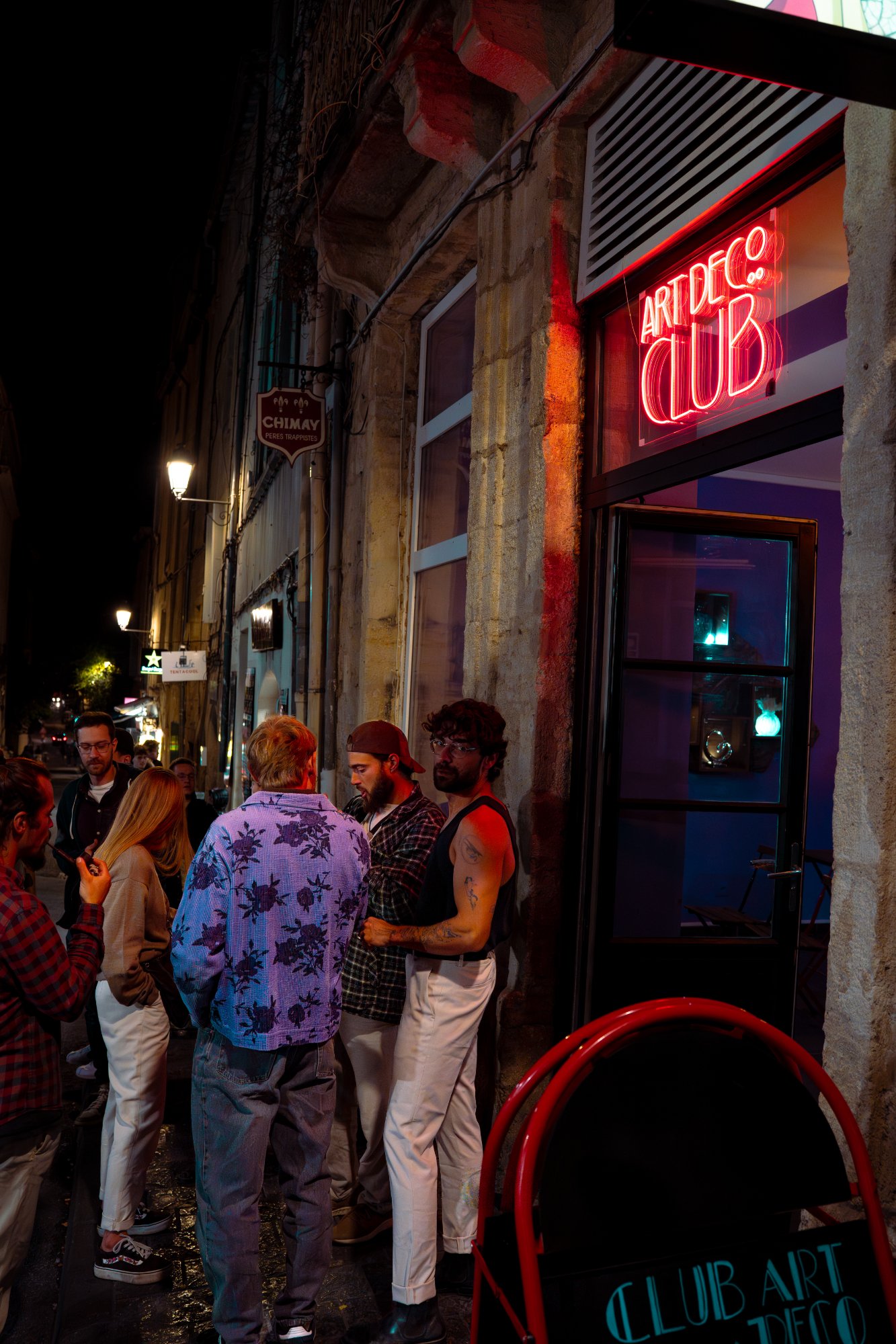 Art Deco Club entree nuit rue Montpellier