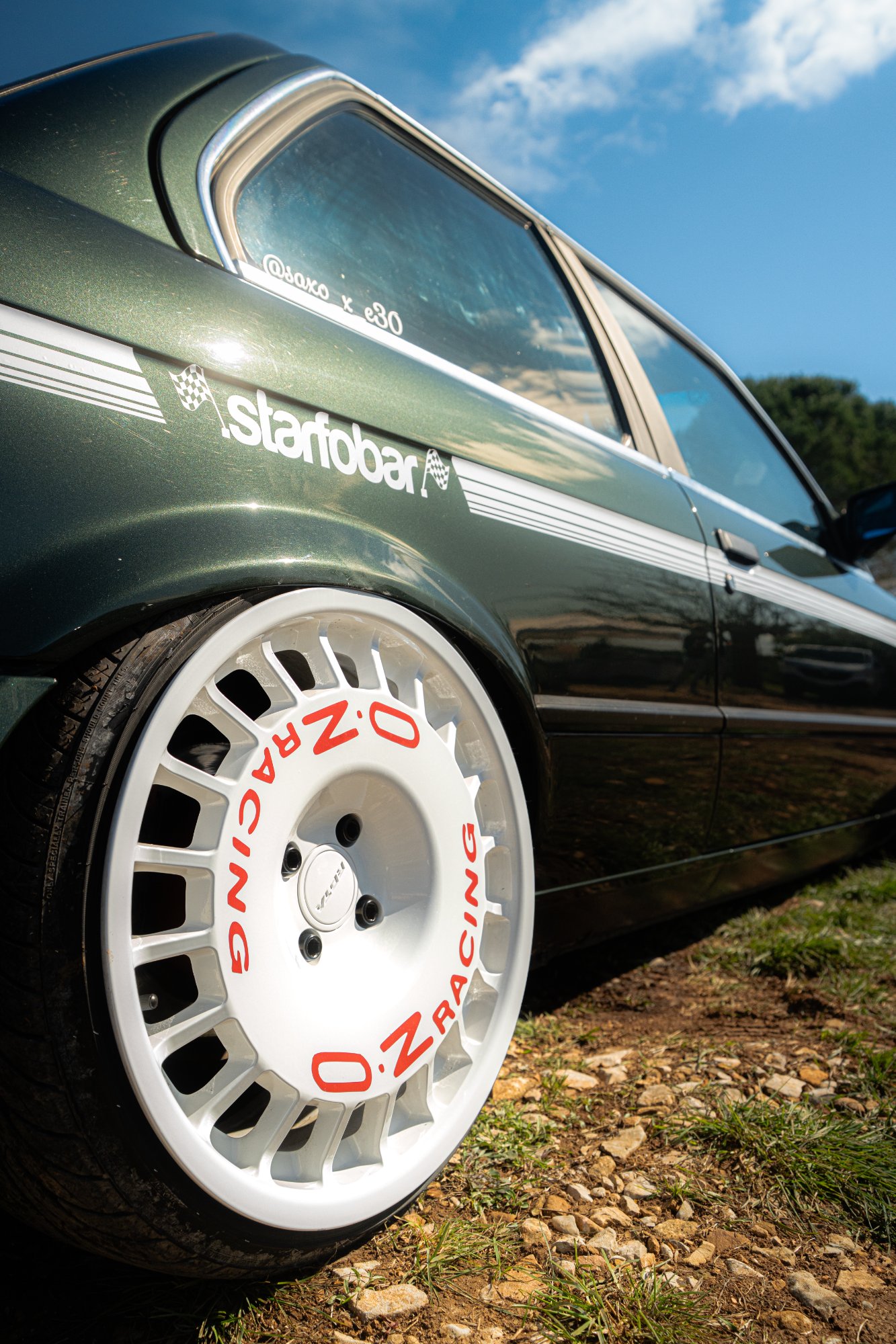 BMW E30 verte OZ Racing