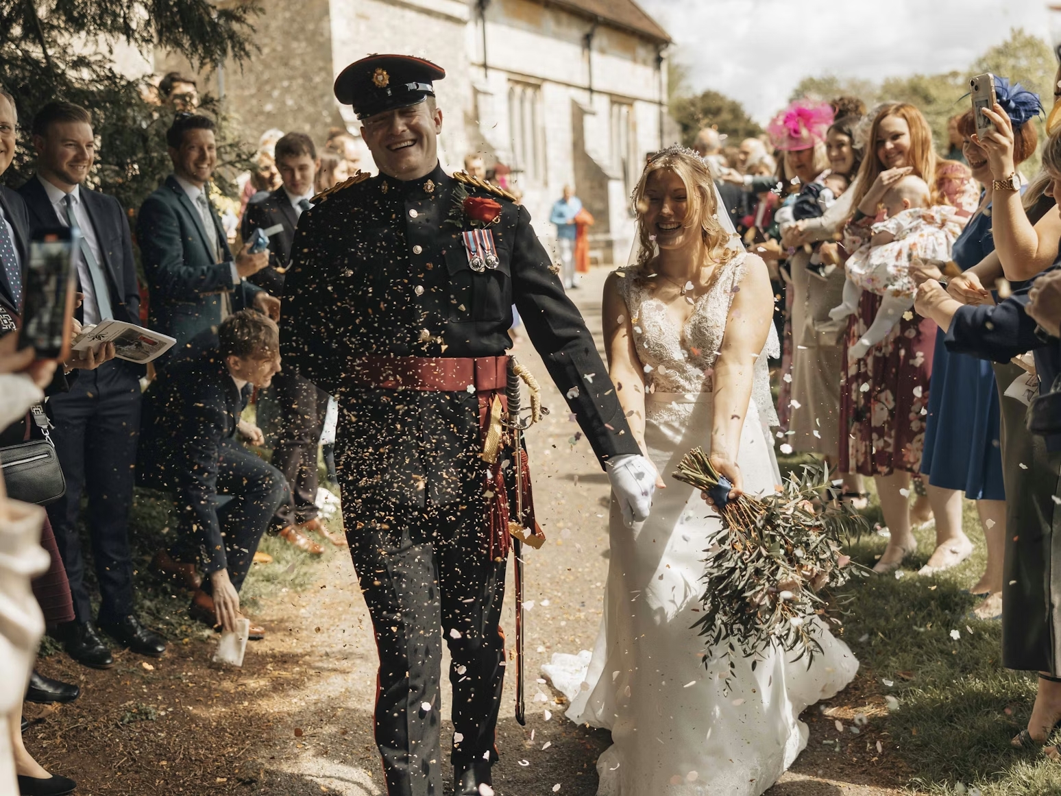 Sortie confettis joie