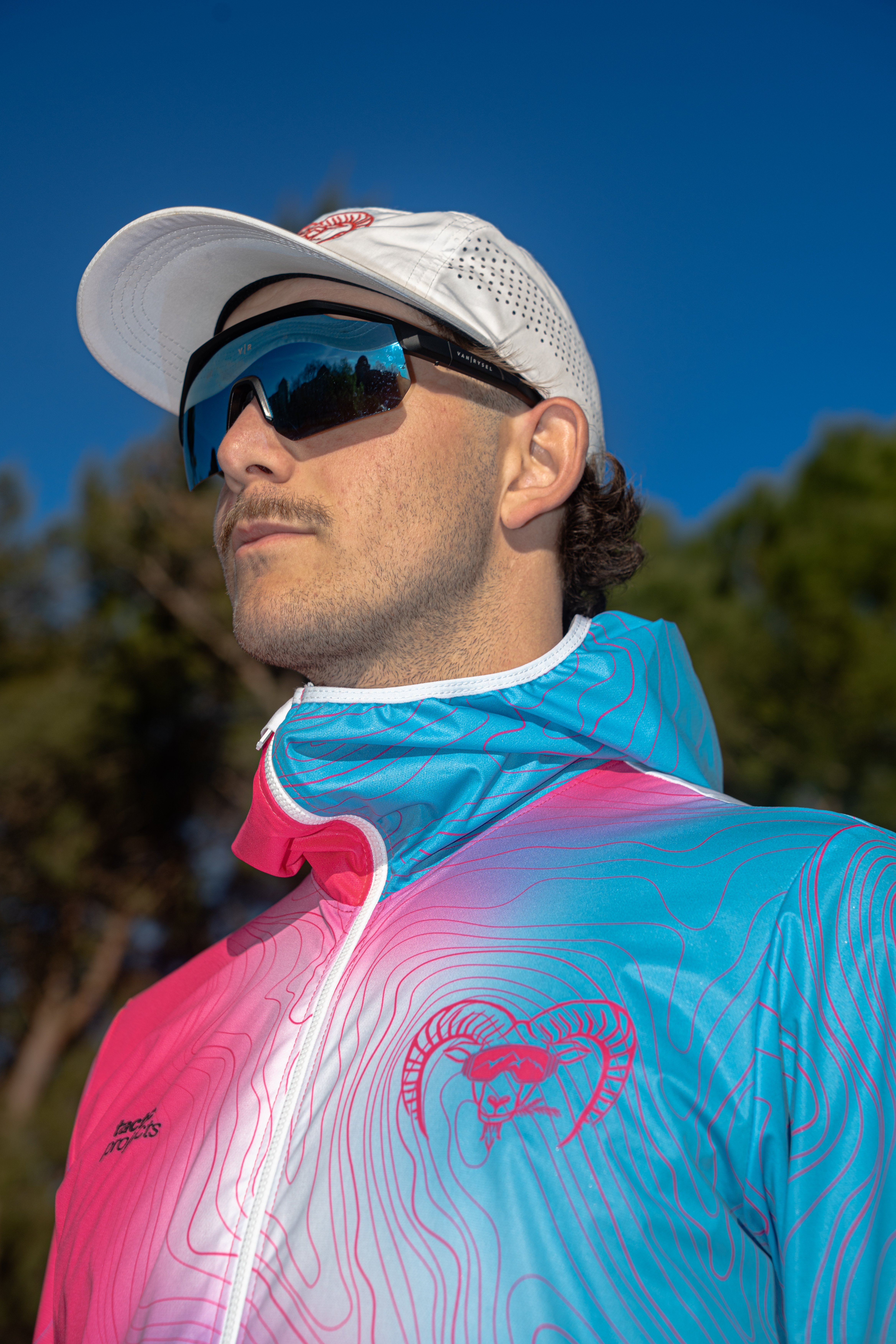 Tangzzz montre running Muflon jacket bleu rose