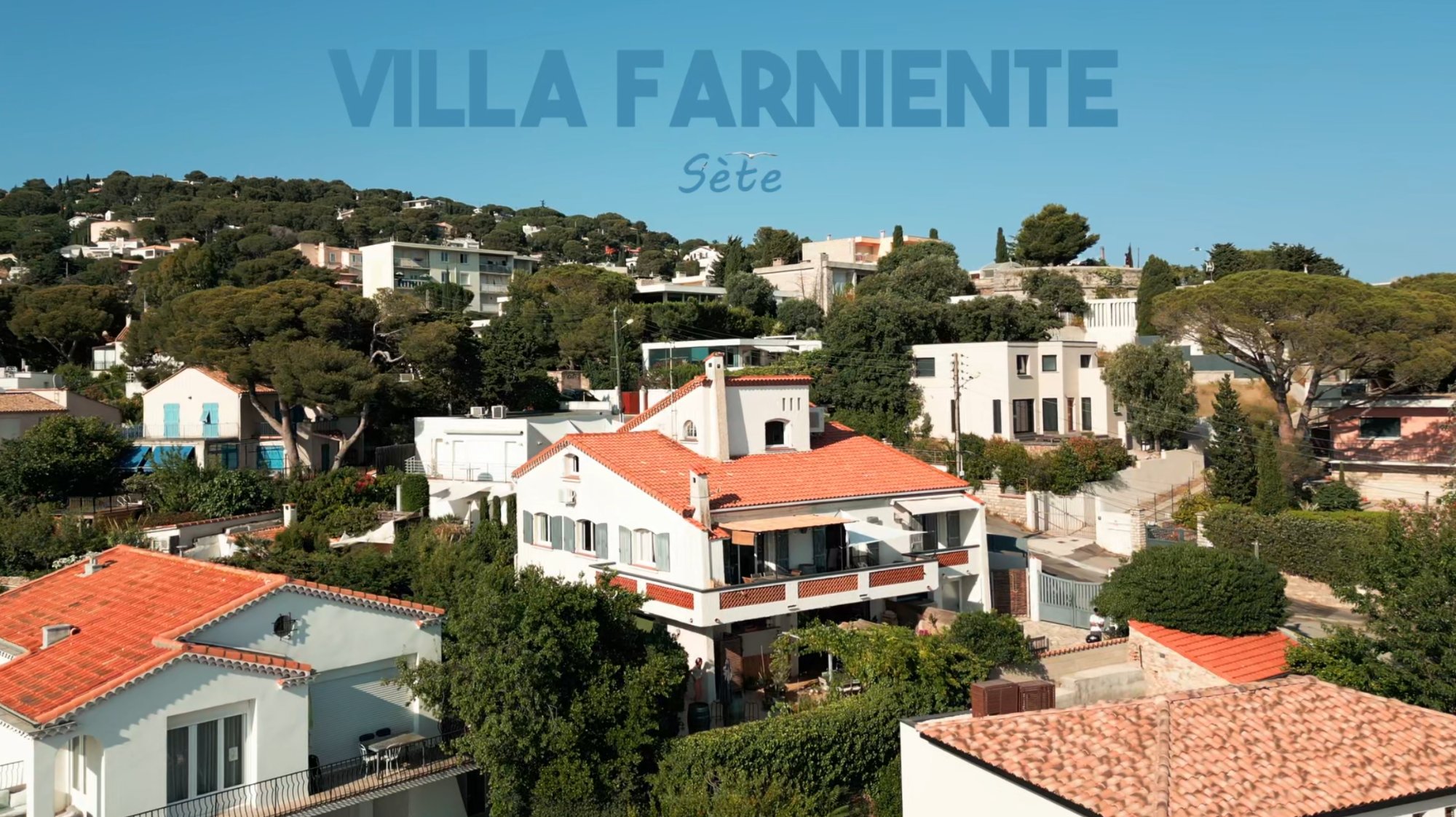 Villa Farniente Sète — Vidéo immobilière drone
